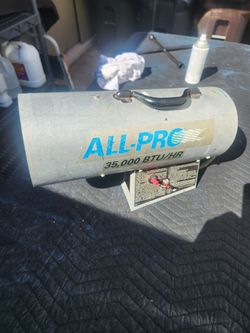 Propane 35,000 BTU/HR heater