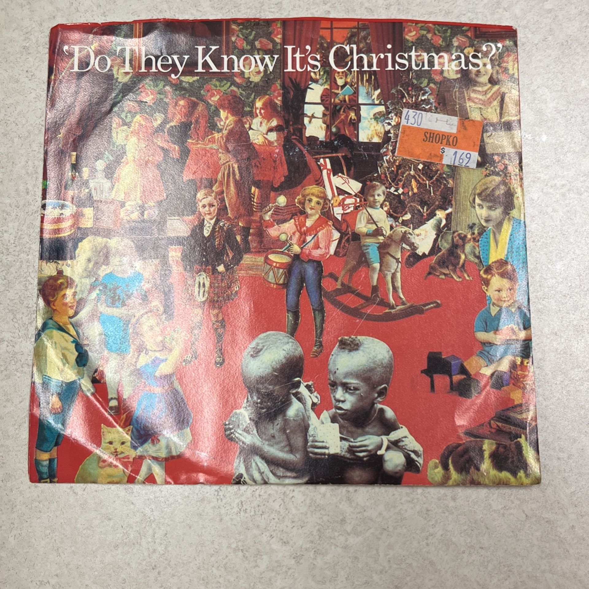 1984 Band Aid “ Do They Know It’s Christmas” 45 Record