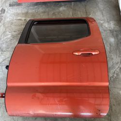 2016-2023 Toyota Tacoma Left Rear Door – Barcelona Red  2017,2018,2019,2020,2021,2022