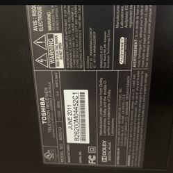 Toshiba 40 Inch TV
