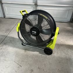 RYOBI 40V HP Brushless Cordless Hybrid WHISPER SERIES 20 in. Air Cannon Fan (Tool Only Battery Not Included)