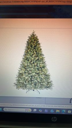 Christmas Tree 6FT Pre lighted Full w/storage bag