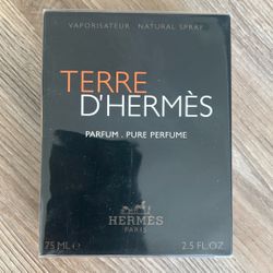 Hermes Terre D' Hermes By Hermes For Men. Parfum Spray 2.5 Oz / 75 Ml