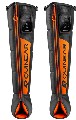 QUINEAR Cordless Leg Compression Recovery System, Medium for Athletes