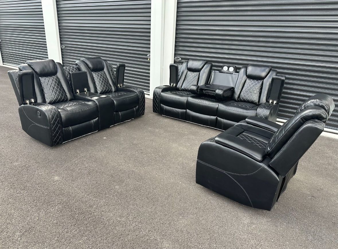 Brand New Power Reclining Couch Set