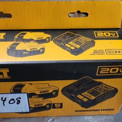 Dewalt 2 Batterys Plus Charger 