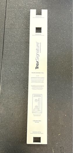 Signature Rail Post Installation Template By Trex 4”