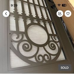 36”x 80” security/ screen door