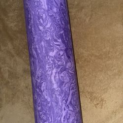 Gaiam Purple Marbled Foam Roller | Sculpting Recovery Tool | Luxe Wellness Edit