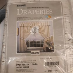 Drapes New By SEARS 