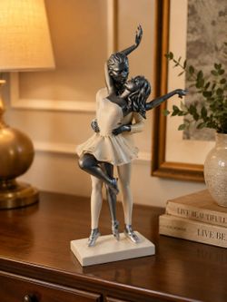 Beautiful decorative dancing couple figurine.