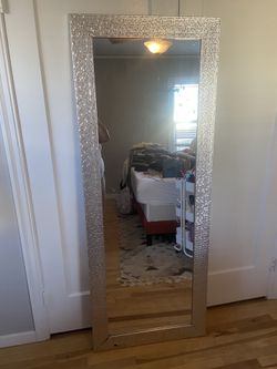 Silver Frame Mirror