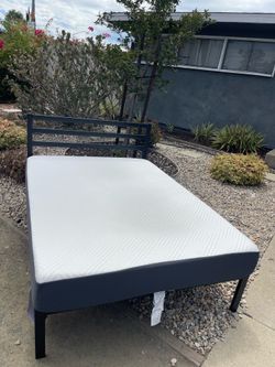 Bed frame and mattress full size