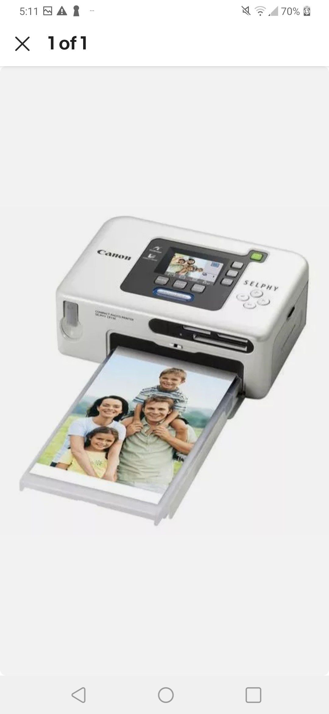 Canon SELPHY. - (New) CP730 - Digital Photo Thermal Printer