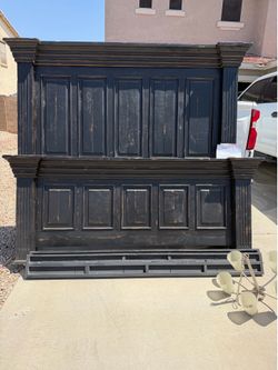 King size bed frame (free)