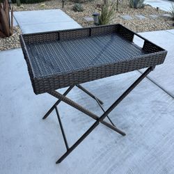 Rectangle Rattan Folding Coffee Table Indoor/Outdoor