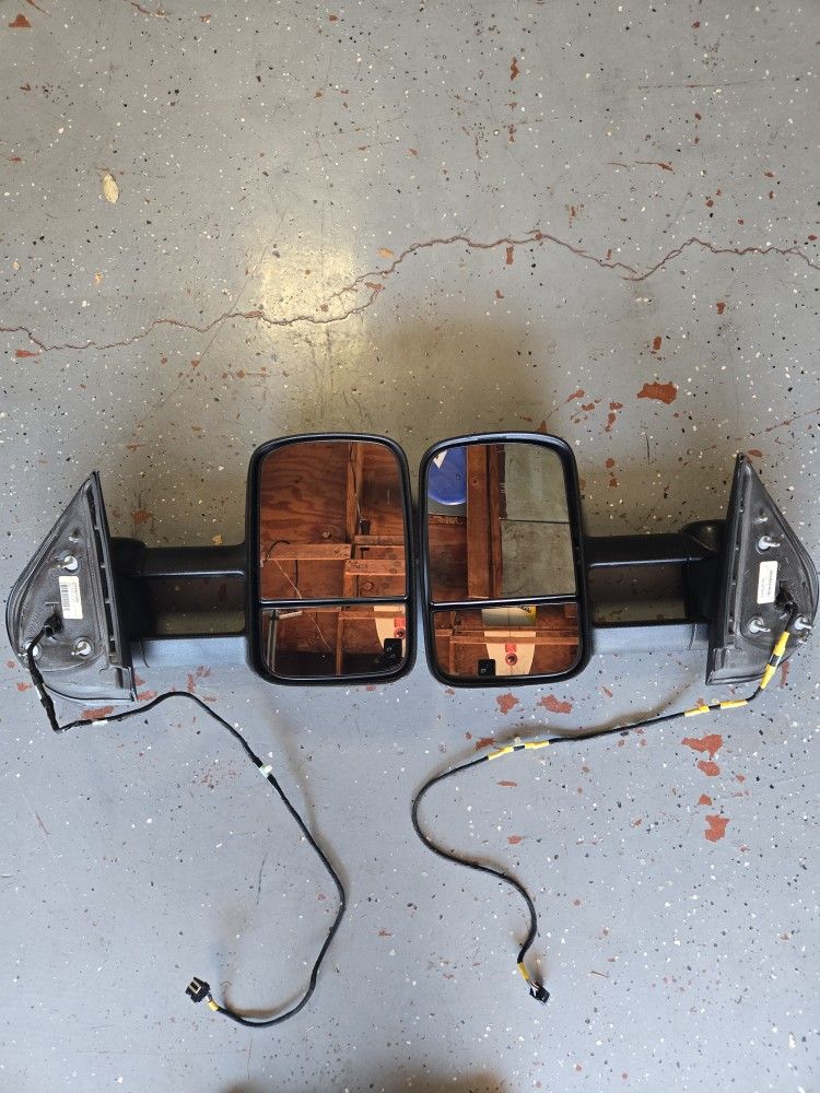 07 To 13 Silverado Factory Towing Mirrors