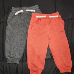 6-12 Months Boys Sweat Pants 2 Pairs
