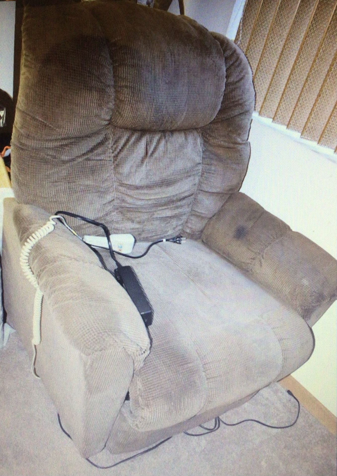 Brown Reclining Sofa Chair