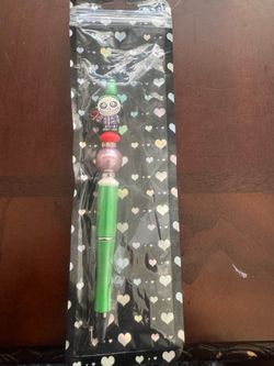 Nightmare Before Christmas Beaded Pen – Jack Skellington Inspired