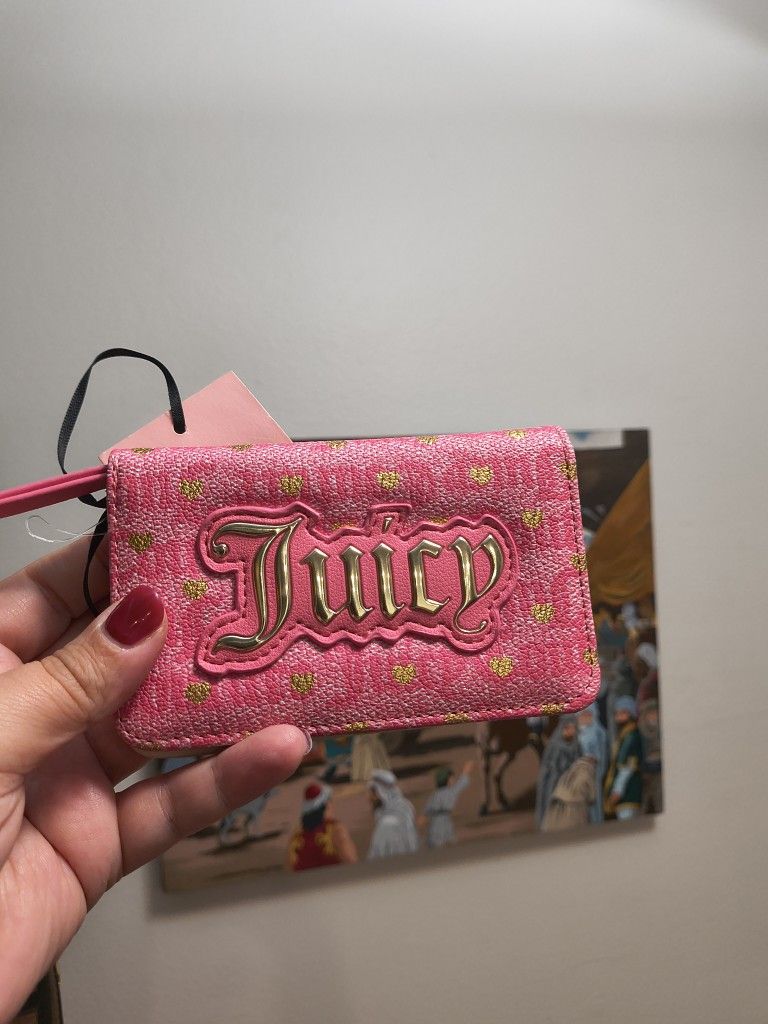 Nwt Juicy couture Pink&Hearts Wallet