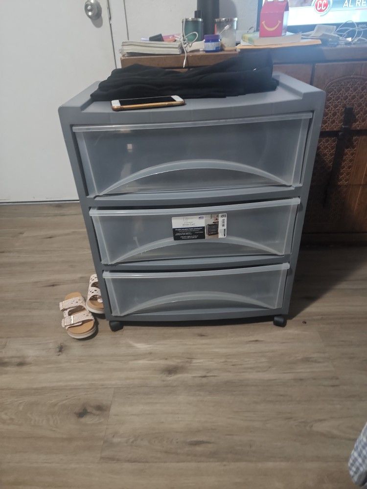 Plastic 3 Drawer