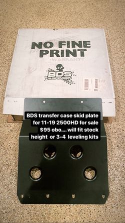 2500HD 11-19 Transfer Case skid plate