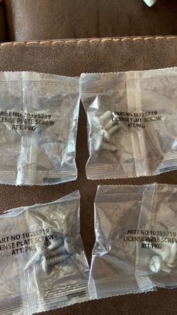 LICENSE PLATE SCREWS