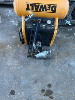 Compressor dewalt y pistola hitachi