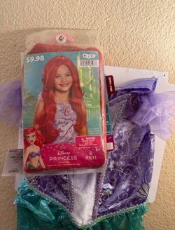 Ariel Costume + Wig