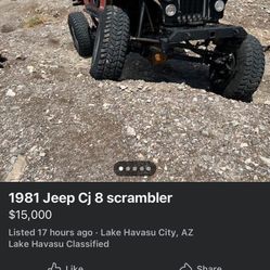 1981 Jeep Cj-8 Scrambler