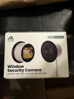 Brand New  Window Security Camera with LCD Display – Wi-Fi 6
