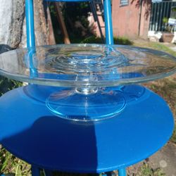 !! Glass Cake Dish