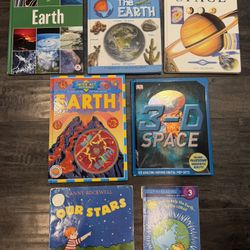 Space & Earth Kids Learning Books Most Hardcover $40 All!