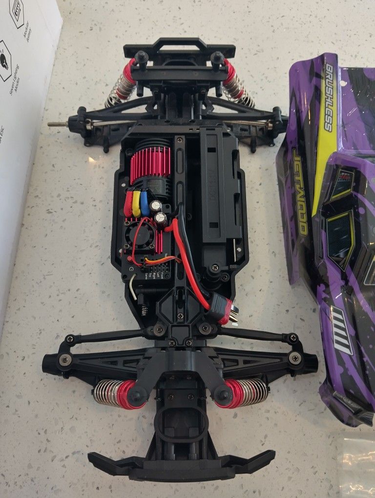 1/14 Brushless RC Car For Parts Or Repair