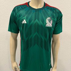 México Home Soccer Green Jersey