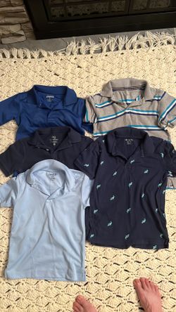 Lot of boys size 8 polos.