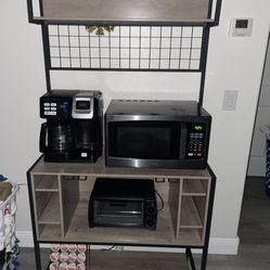 2 Night Stands  & Bakers Rack 