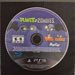 Plants vs Zombies PS3 DISC ONLY
