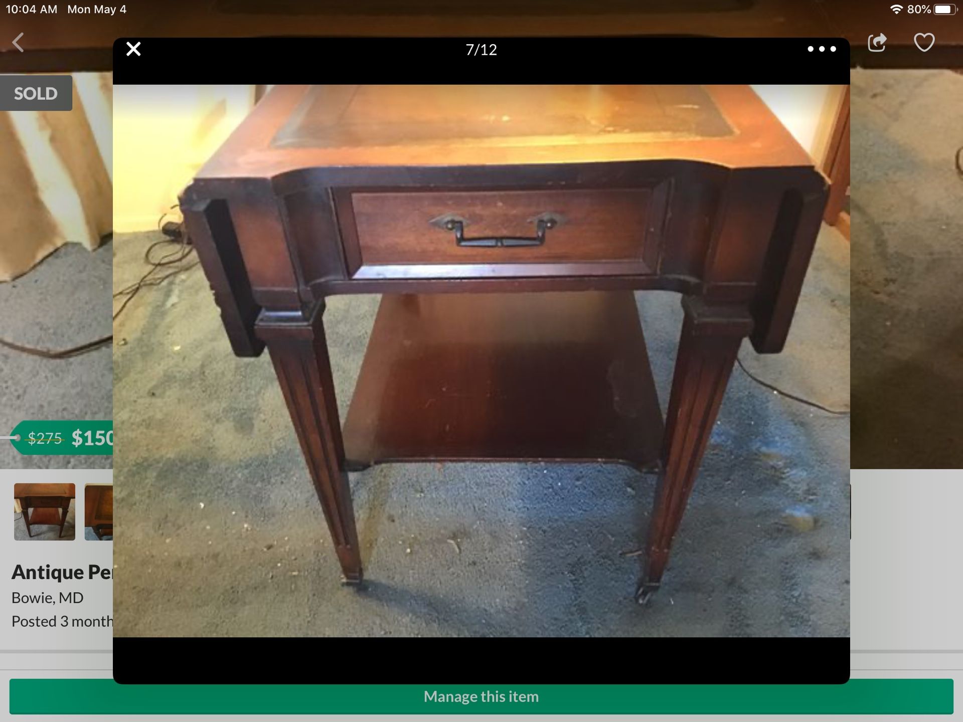 Antique Pembroke Table