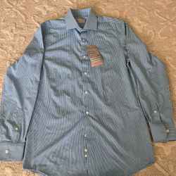 PERRY ELLIS PORTFOLIO TECH + SHIRT SLIM FIT size  15 32/33