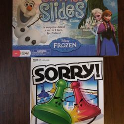 Frozen Suprise Slides'sorry Boardgame 7.00