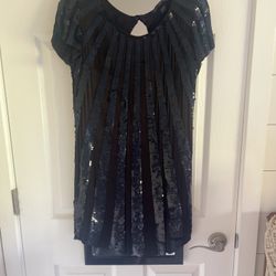 French connection size 4 Navy Sequined dress