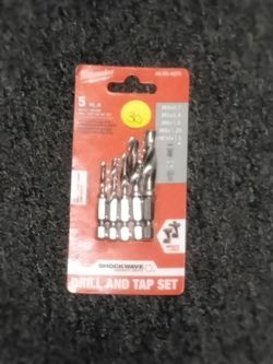 MILWAUKEE 5PC DRILL AND TAP SET