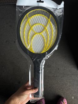 mafiti Electric Fly Swatter for Indoor Outdoor, mafiti Fly Swatter Electric, Battery Powered Fly Killer Mosquito Zapper Bug Zapper Racket for Indoor O