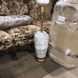 Large Vintage Porcelain Lamp Royal Copenhagen 