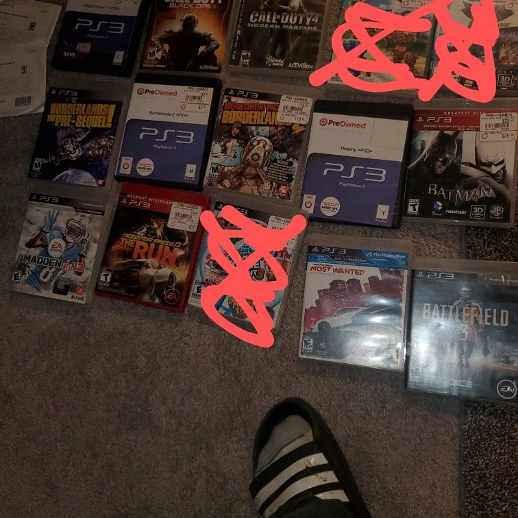 Ps3 Games (14), Wii U Games (2)