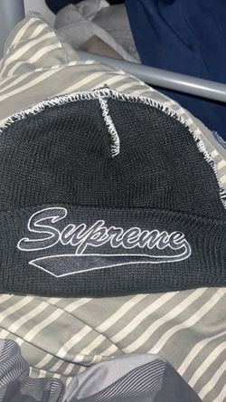 Supreme contrast stitch beanie
