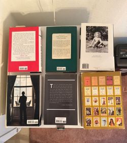 Assorted hardback books