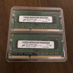 Apple Micron 4GB Kit MT8JTF25664HZ-1G6M1 Micron 2GB DDR3-1600MHz CL11 204-Pin SoDimm PC3-12800